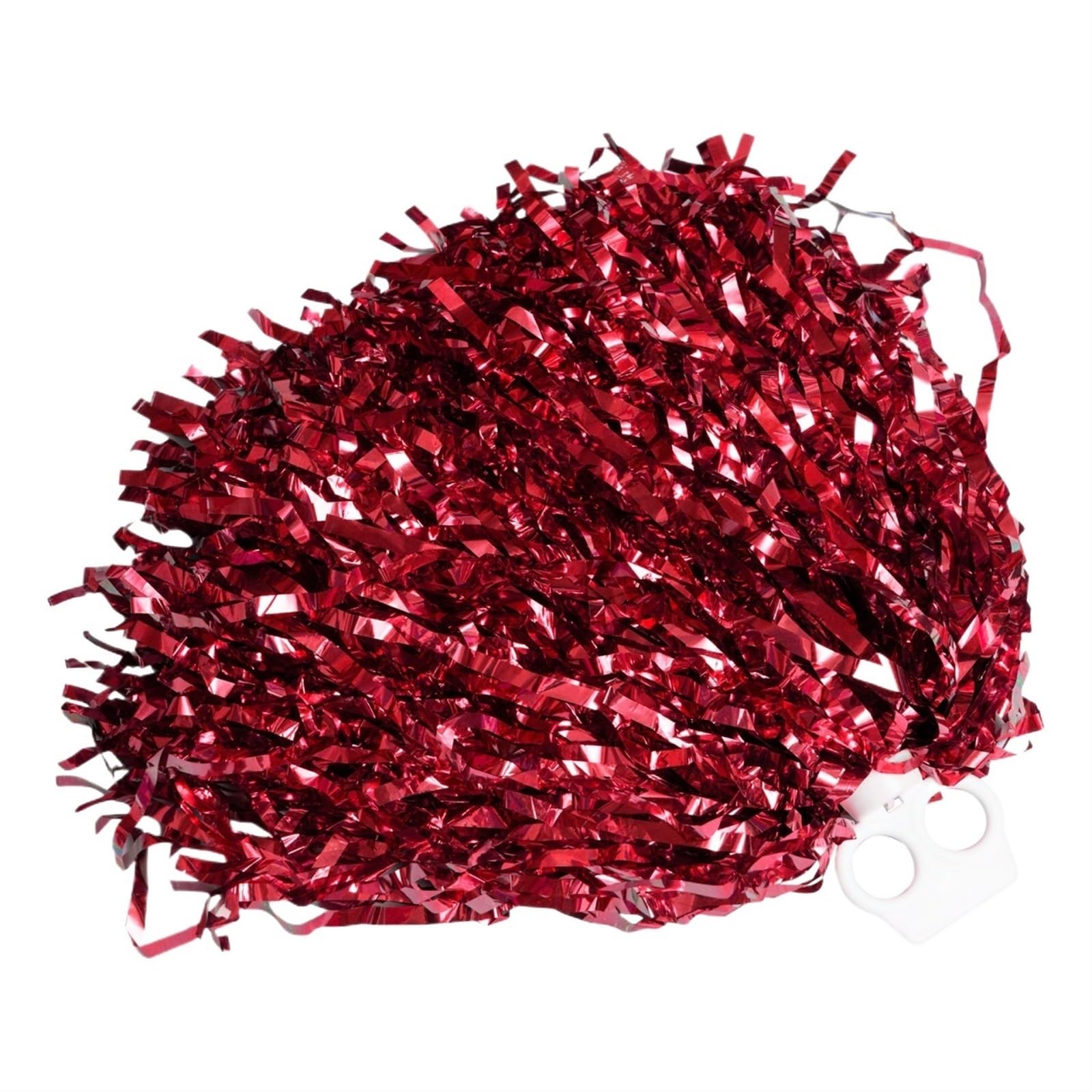 Cheerleader Pom Poms 2Pcs Cheerleading Pom Poms Hand Cheerleader Pompoms for Sport(Red)