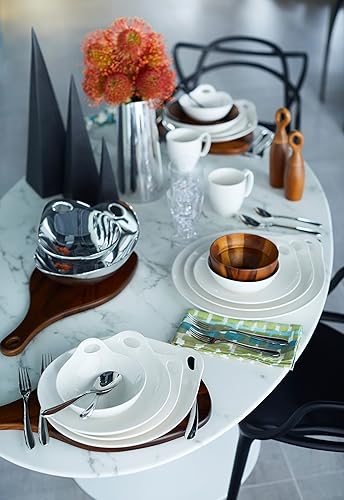 Miniatura 6 de Nambe Juego de 2 piezas para servir portátiles acero inoxidable juego de cuchara para servir y tenedor para servir utensilios para servir ensaladas