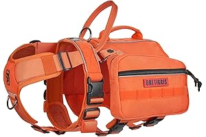 OneTigris Dyno Outdoor Dog Harness with Pockets: The Ultimate Adventure Gear for Canine Explorers