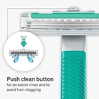 Vista 4 de Schick Exacta2 - Maquinilla de afeitar desechable sensible, 10 unidades (paquete de 1)