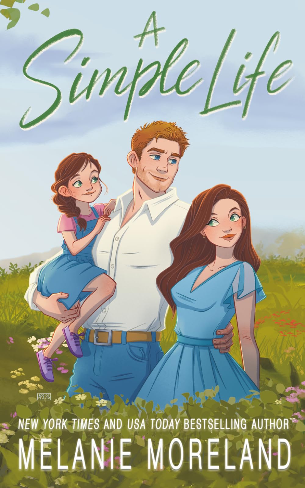 Melanie Moreland Unisex Kids Multicolor A Simple Life: An Opposites Attract Romance Paperback Book
