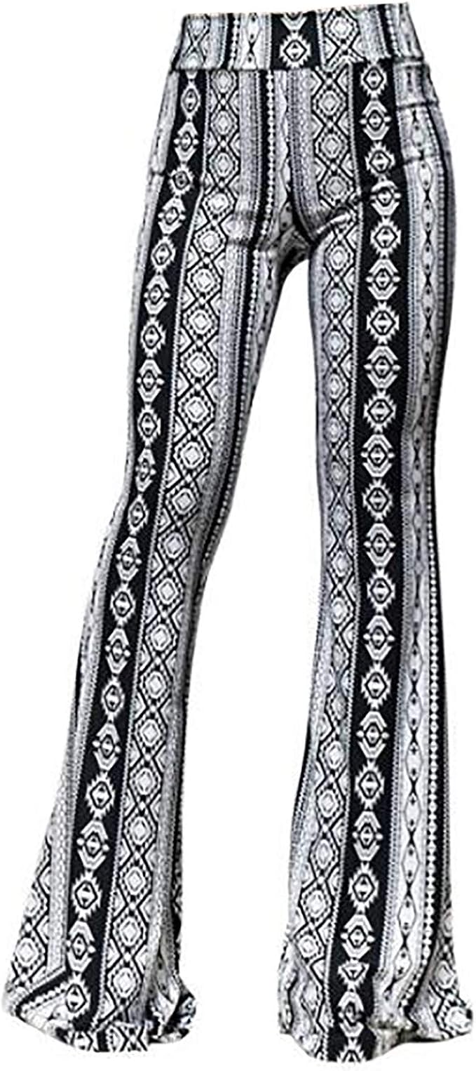 Women Flare Palazzo Pants Trousers 
