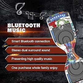 Hoverboard Certified HS2.01 Bluetooth Flash Wheel with LED Light Self Balancing Wheel Electric Scooter