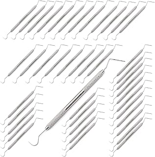 AAProTools 20 PCS Dental Williams Explorer Probe UNC 15/23 Color Coded Marking Double Ended Instruments