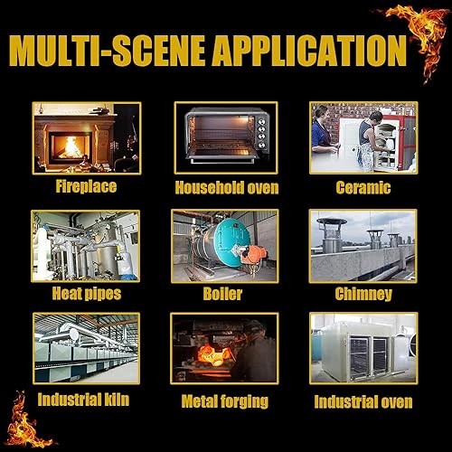Vista 18 de Manta de fibra de cerámica de 32 x 24 x 1 pulgada (gruesa) con aislamiento ignífugo clasificado a 2400 F, resistencia a altas temperaturas