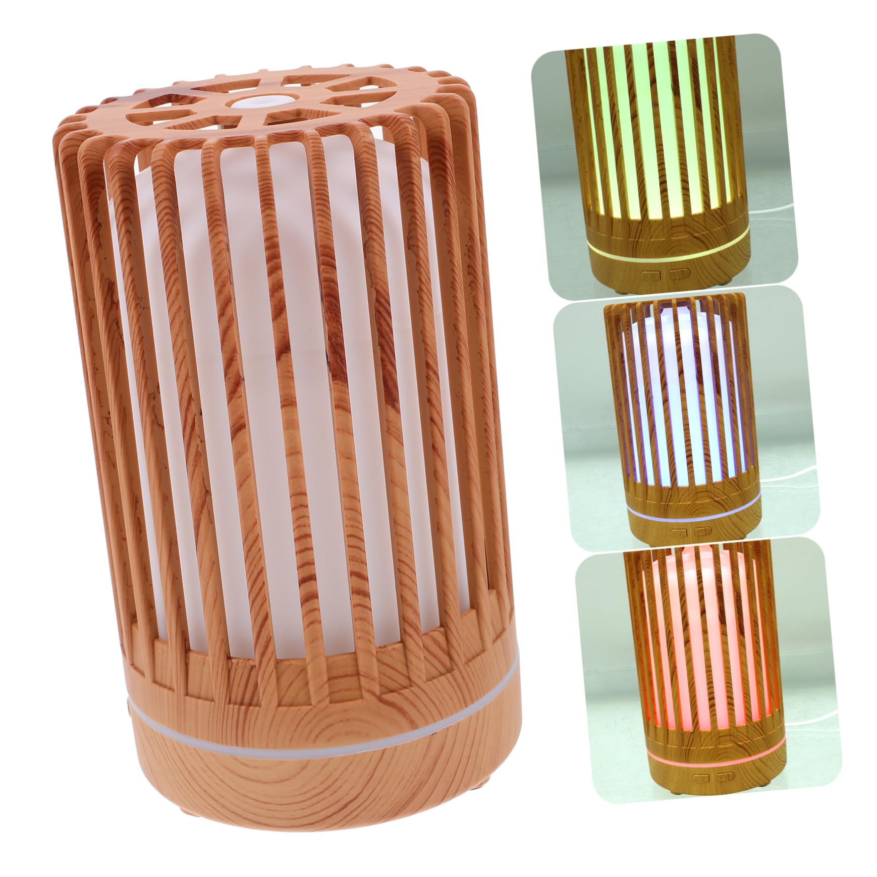 Difusor de Aromaterapia y Humidificador USB para Oficina y Dormitorio Difusor de Aceites Esenciales con Luz LED Silencioso para Relajante