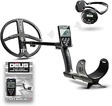 XP Metal Detectors Deus - Weatherproof and Fully Wireless, Ideal for Treasure and relic Hunting - 11” X35 Coil (35 Frequencies), Remote Control, WS4 Headphones, S-Telescopic Stem (DEUS28X35RCWS4US)