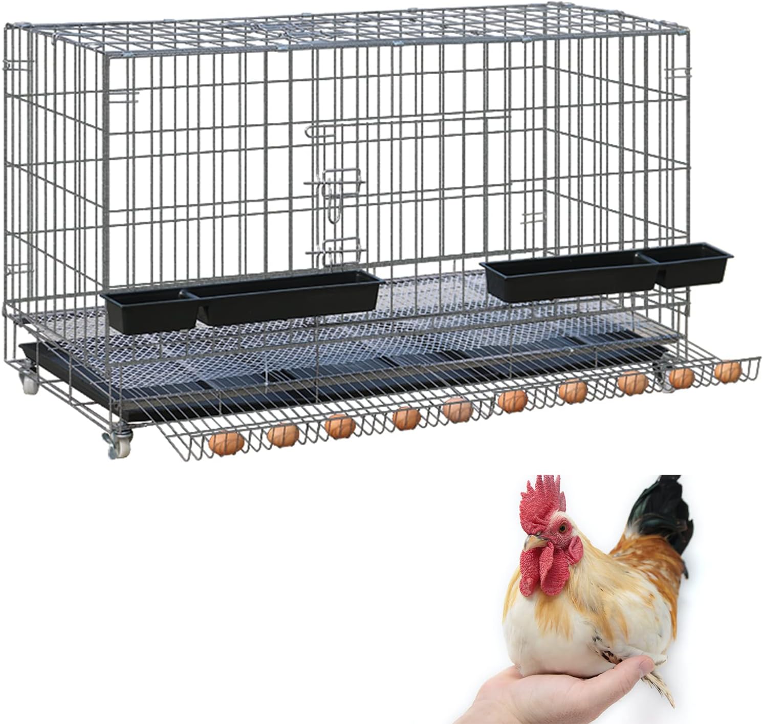 鶏用ケージ 大型 鶏かご 鶏小屋 家庭用 飼育ケージ 家禽用ケ