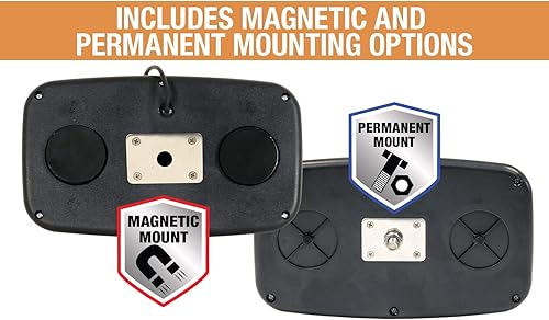 Miniatura 4 de Buyers Products - 8891040 Mini barra de luz LED rectangular de montaje múltiple de 11 pulgadas, ámbar