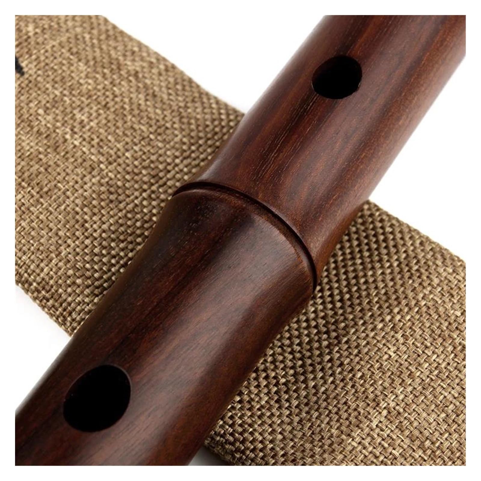 Traditionelles Handgefertigtes Mahagoni Bambusflöteninstrument Mit Einem Abschnitt Professionelle Bambusflöte Traditionelles Instrume