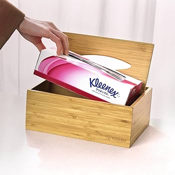 Amazon｜良木工房(YOSHIKI) 竹製 ティッシュケース ティッシュ