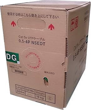Cat 5e UTP(SB)ケーブル 300m CAT5e UTPケーブル 300m巻 通信興業 LANケーブル 【通販モノタロウ】