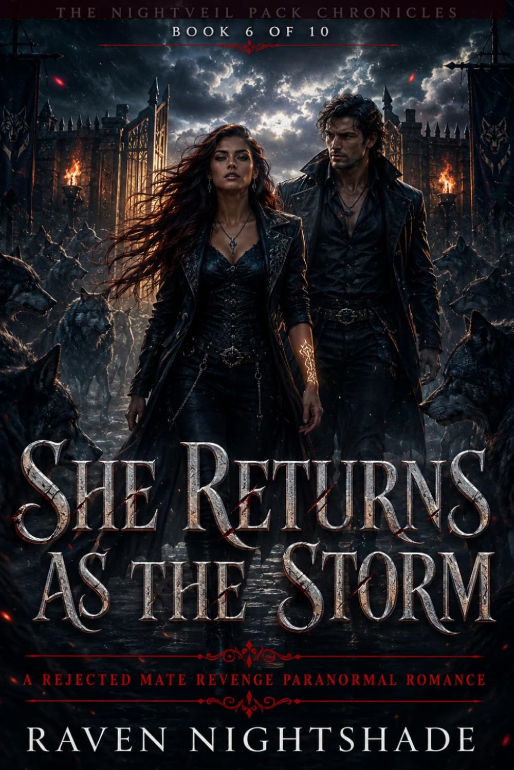 SHE RETURNS AS THE STORM: A Rejected Mate Revenge Paranormal Romance (The Nightveil Pack Chronicles)