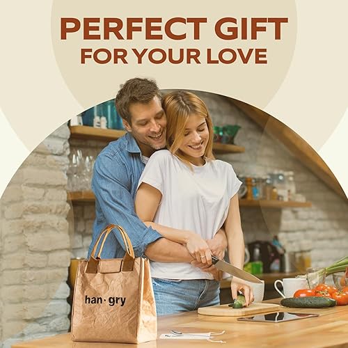 Miniatura 9 de VonNova Lonchera aislada para mujer con aislamiento térmico de alta calidad de 0.157 in, bonita bolsa de almuerzo grande de 7 litros para oficina,