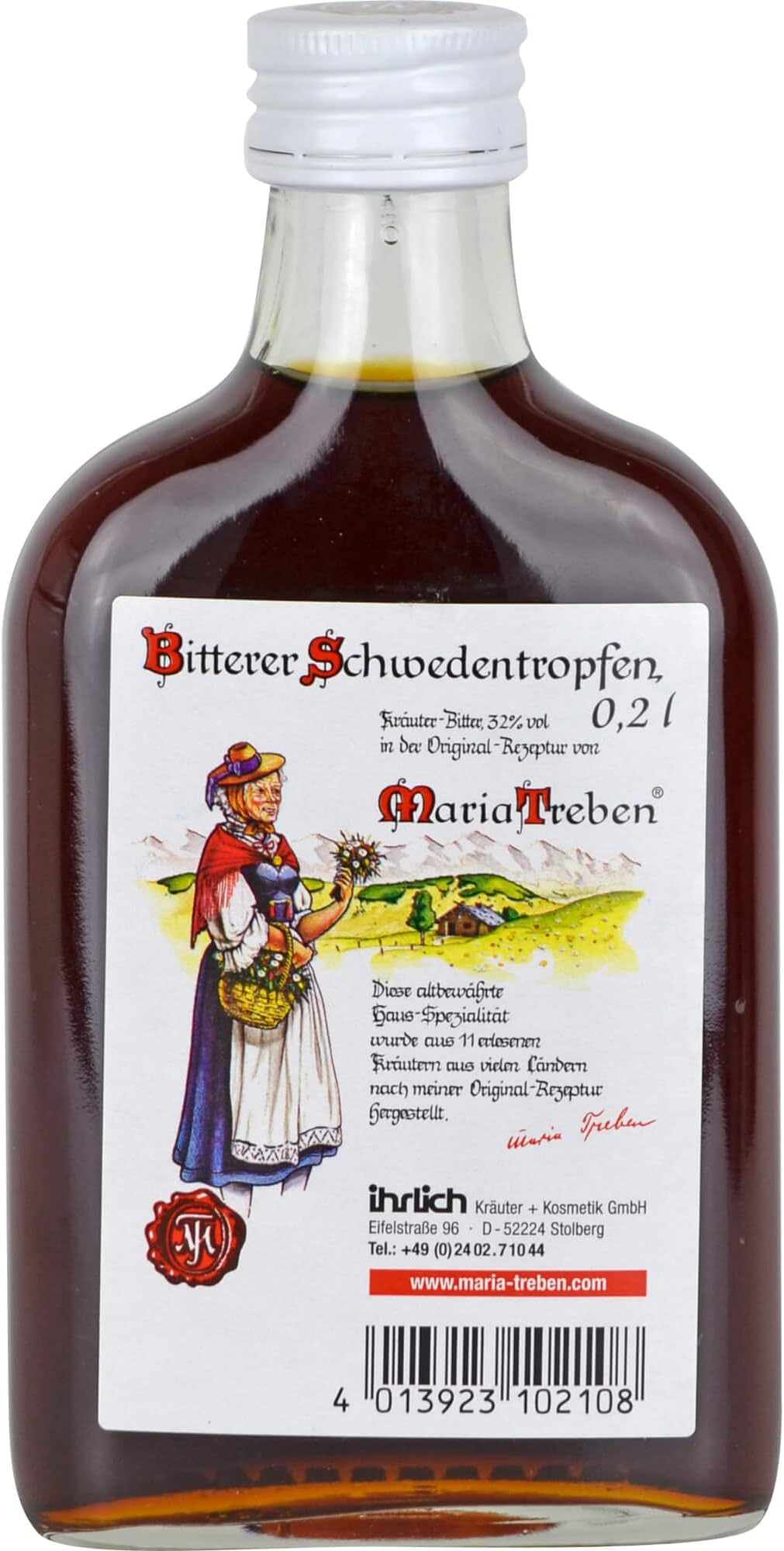 MARIA TREBEN Bitterer Schwedentropfen 32% Vol.