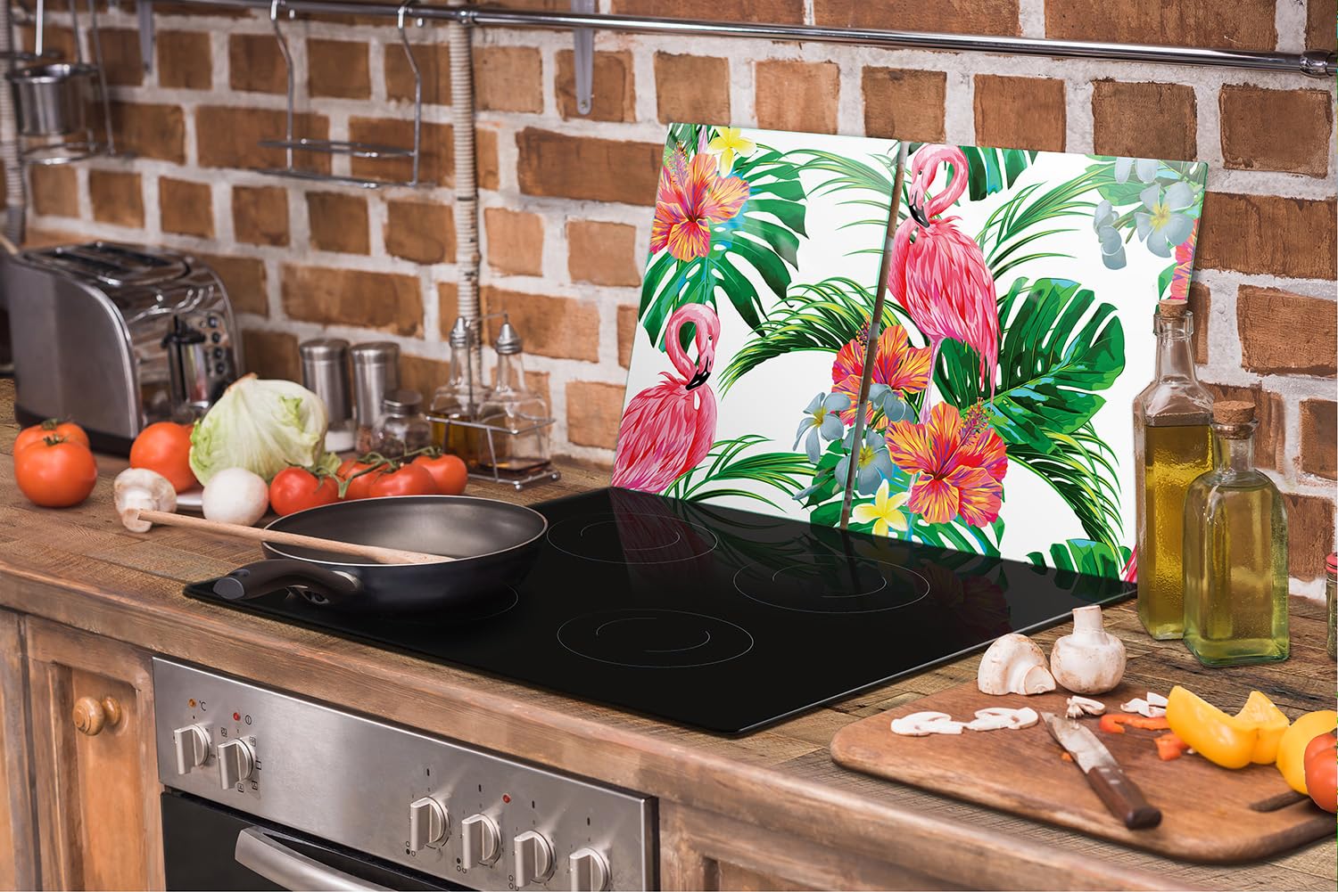 TMK ArtDeko Copri piano cottura induzione 70 x 52 cm copertura