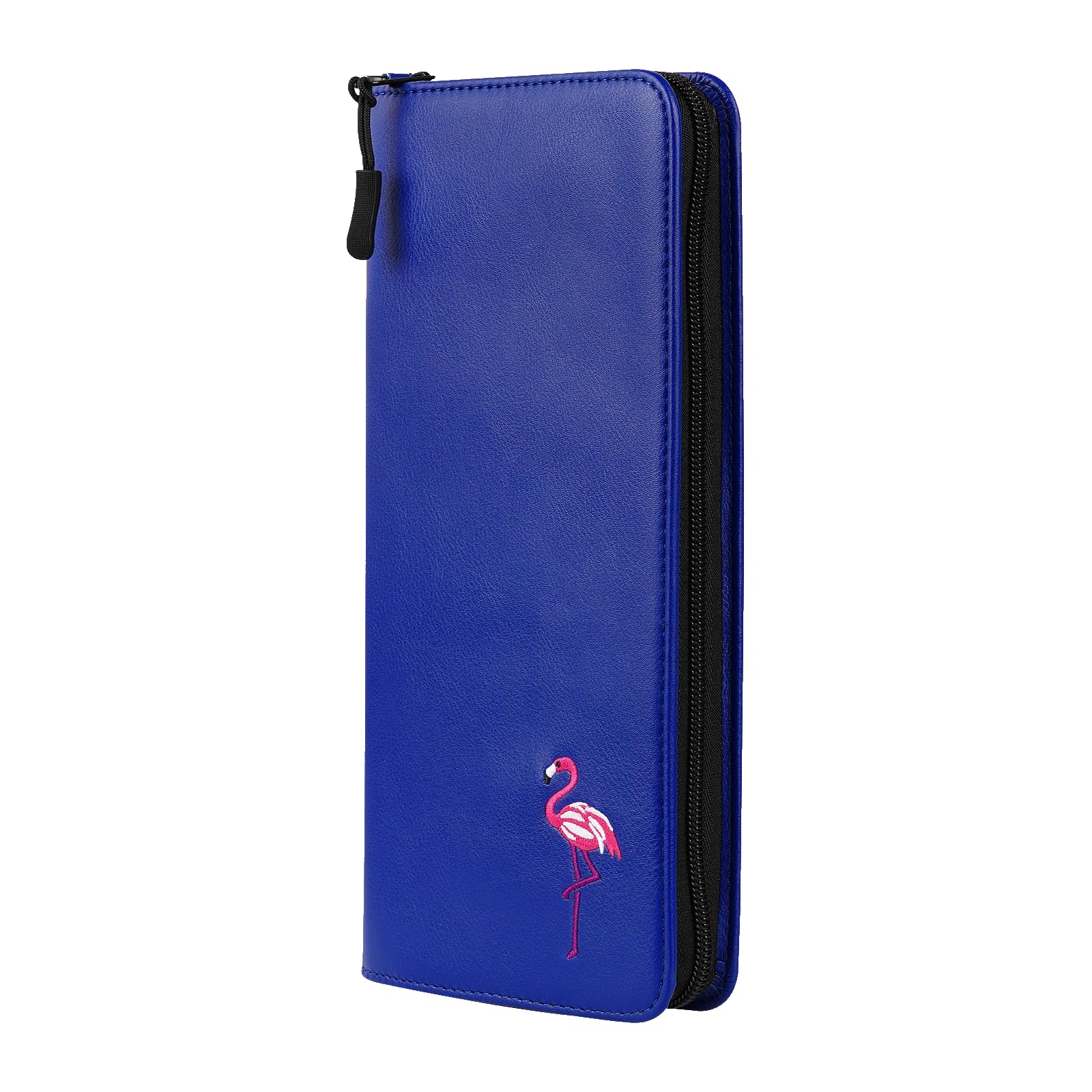 2thpart Golf Gloves Holder Case, Zipper Premium Glove Caddie, Organizer for Golf Gloves Synthetic Leather Blue