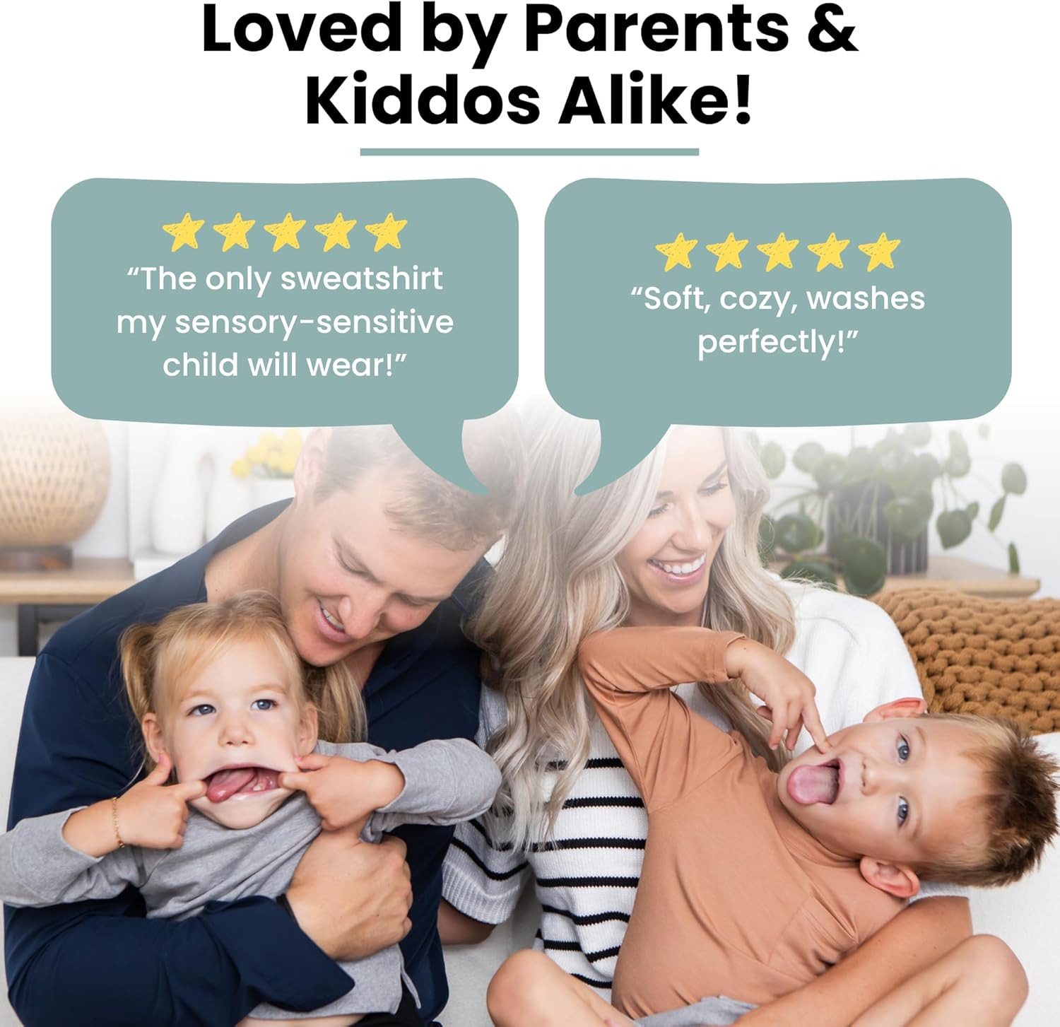 THE SENSORY PROJECT CloudCalm Crew Sweatshirt – Ultra-Soft Organic Cotton Durable Sweater for Infants to Toddlers - Image 8