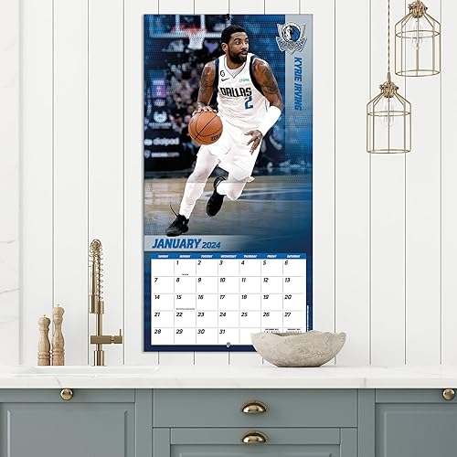 Miniatura 5 de Turner Sports Dallas Mavericks 2024 12 x 12 calendario de pared del equipo (24998011875)