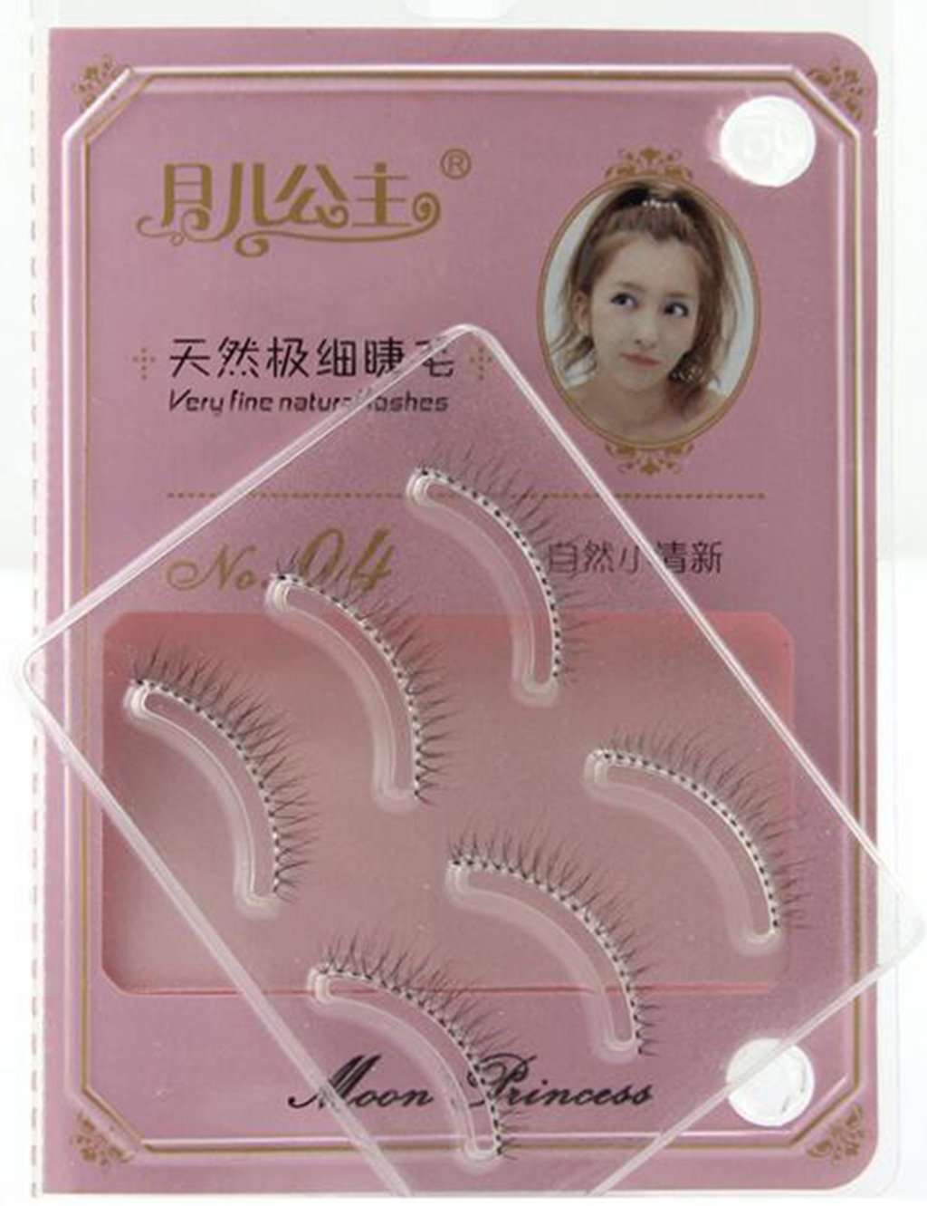 3 Pairs Very fine natural lashes Fake Eye Lash False Eyelashes Makeup