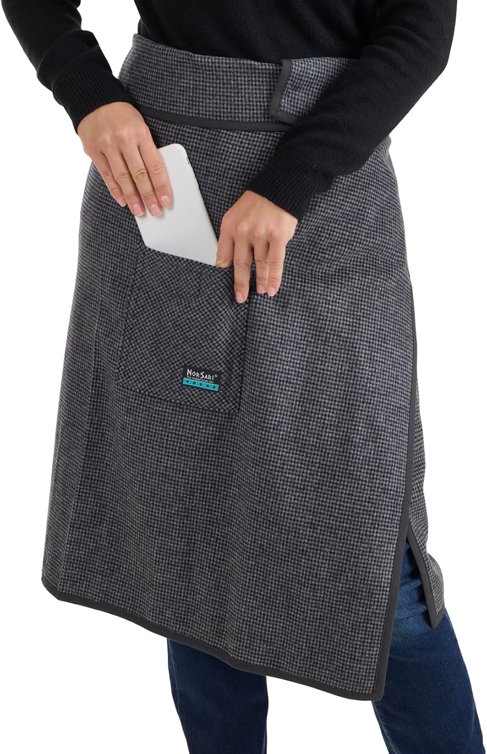 ‘The Wearable Blanket’, The Black & White, Steel