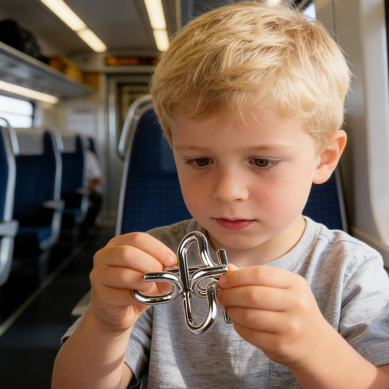 Casse-tête en métal de Réflexion Stimulant | 50 Énigmes Métalliques Pour Adolescents Adultes Bureau École Maison Fête