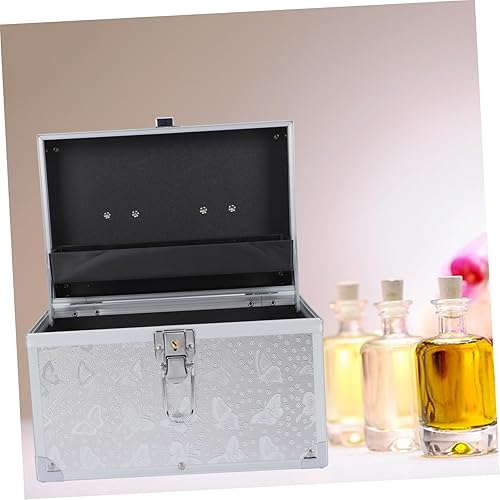 Miniatura 3 de Tofficu Kit de pedicura Caja organizadora de maquillaje, organizador de maquillaje portátil, caja de herramientas de viaje, caja de cosméticos