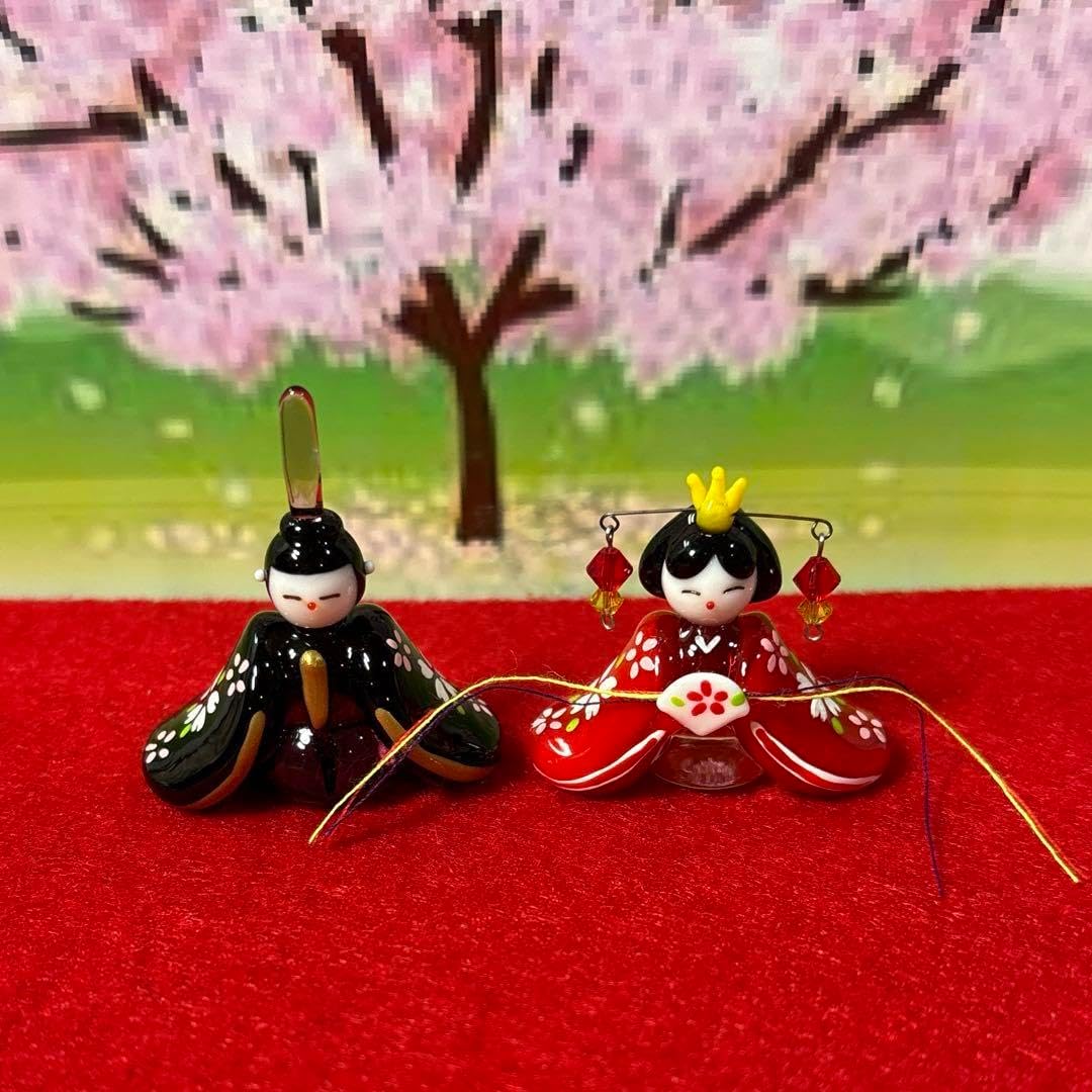 京都御所雛 ガラス細工 ミニチュア ガラス細工 ミニチュア 店舗
