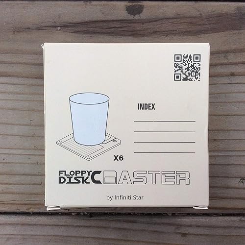 Miniatura 3 de Juego de 6 posavasos, disquetes, videojuegos, recuerdos, oficina, juego de 6 disquetes, decoración de computadora geek, regalos para geeks y nerds