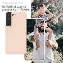 YATWIN Silicone Back Case for Samsung Galaxy S22, Soft-Touch Phone Back Cover for Samsung Galaxy S22 - Link Pink gallery image