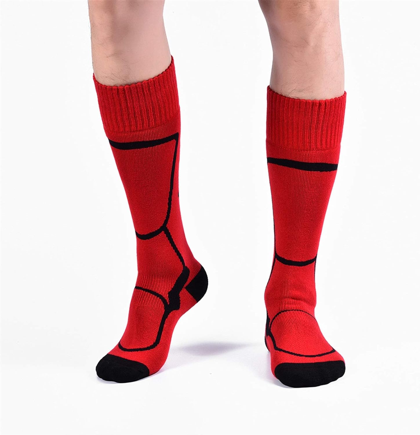 Skiing Socks 3pcs Wool Socks to Keep Warm in Autumn and Winter Outdoor Sports Ski for Cycling Hiking