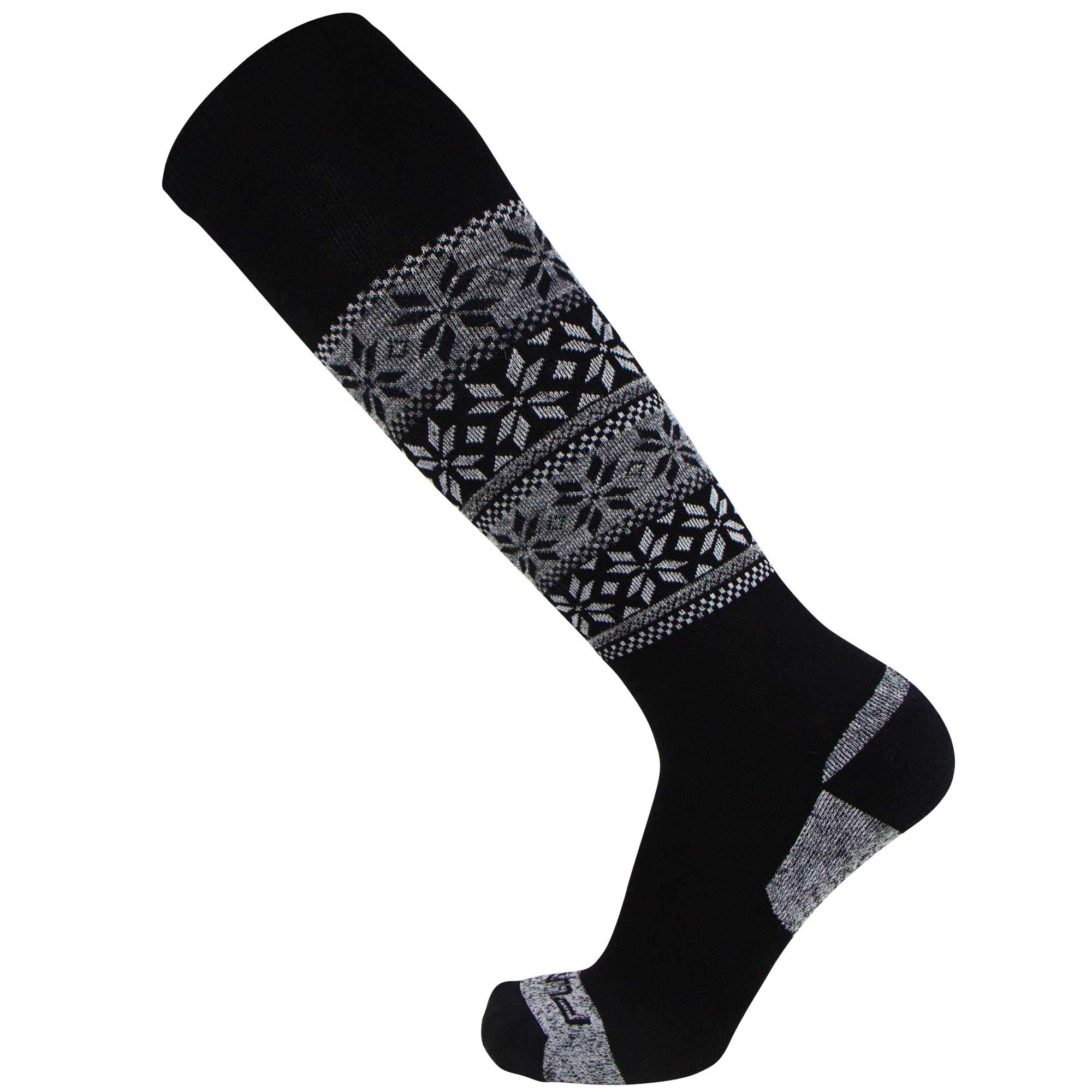 Pure Athlete Alpaca Ski Socks – Men Warm Wool Sock, Women Skiing, Snowboarding