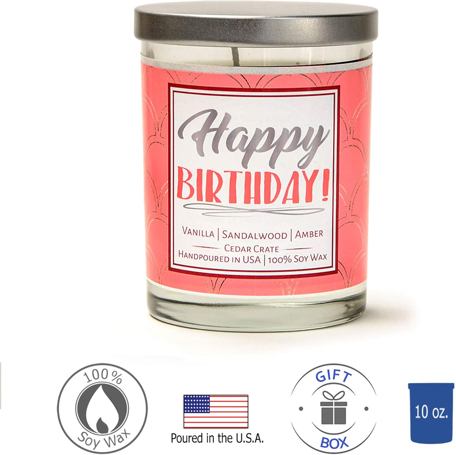 Bеѕt Cуbеr Dеаlѕ 🔥 Dirty 30 Birthday Candle Gift Set | Cute Stemless 15 oz. Wine Glass |Happy Birthday Soy Candle | Vanilla, Sandalwood, Amber | Happy 30th Birthday Gifts for Women | Birthday Gift Boxes for Women