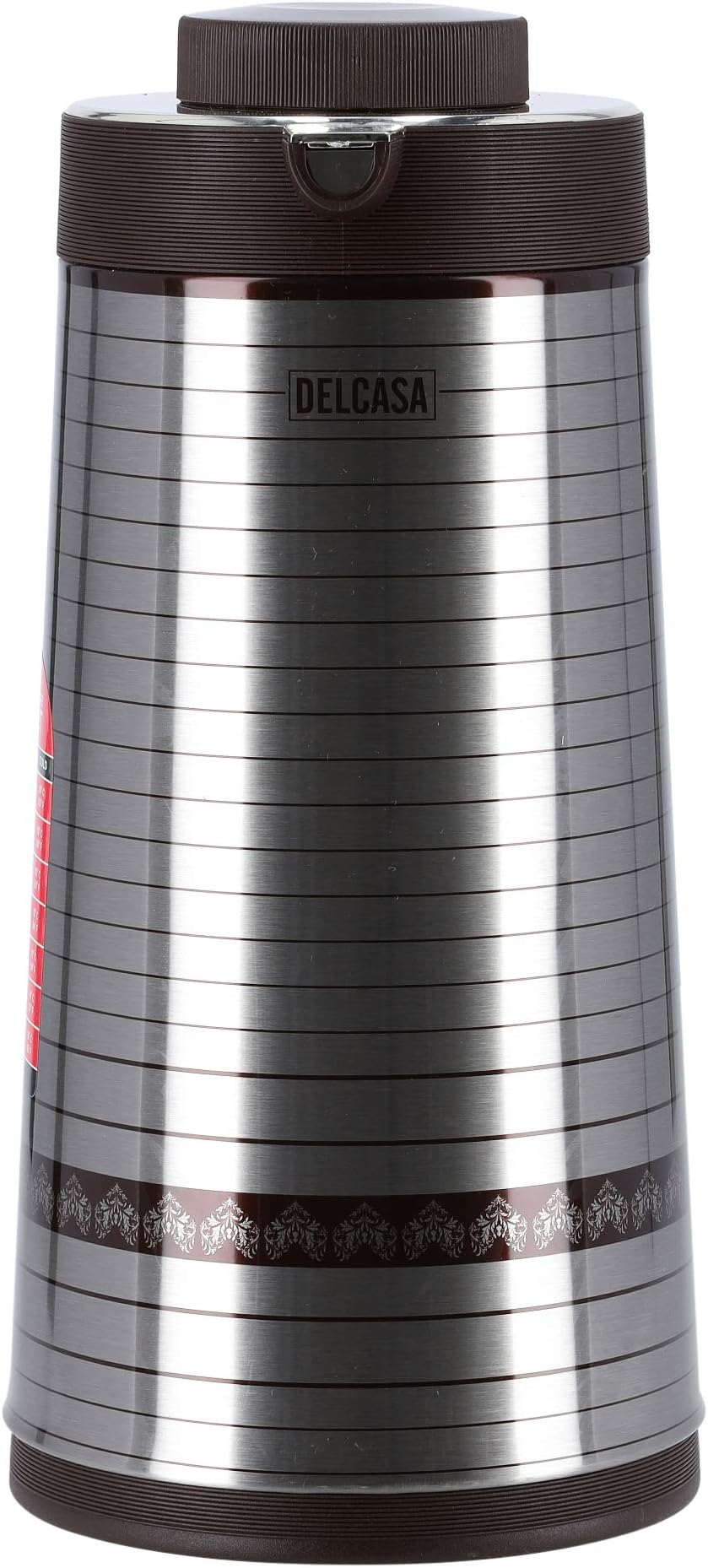 1.3L Stainless Steel Vacuum Flask - Heat Insulated Thermos for Keeping Hot/Cold Long Hour Heat/Cold Retention, Multi-Walled, Hot Water, Tea, Beverage | Ideal for Social Occasion and Outings