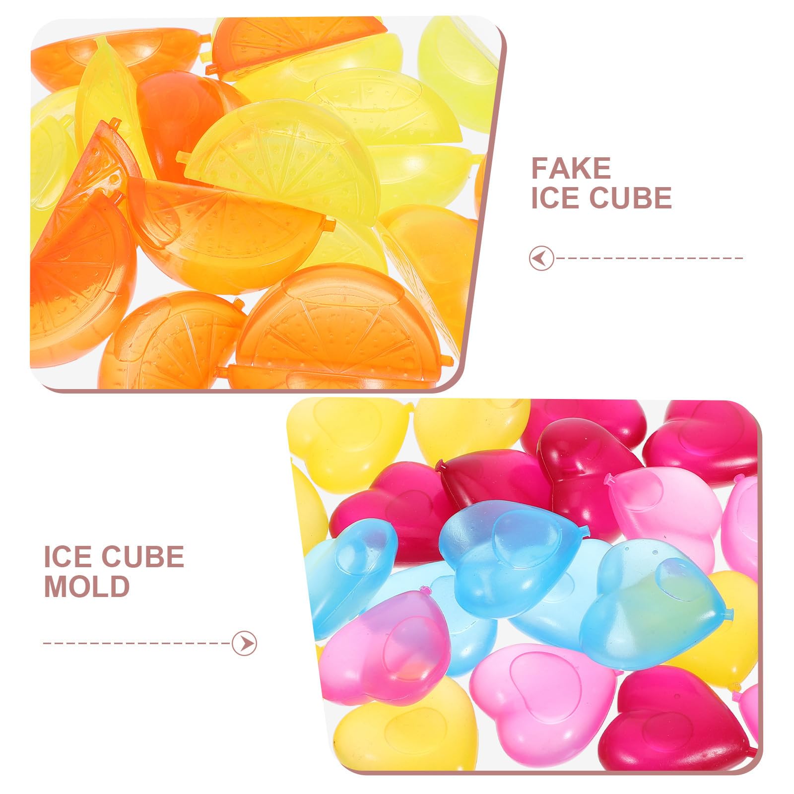 Gadpiparty 96 Glaçons Réutilisables en Plastique Transparent Lot de 96 Pièces pour Boissons Froides et Paquet à Déjeuner Design Solide et Élégant