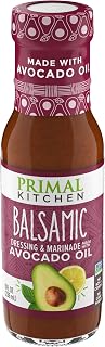 Primal Kitchen Balsamic Vinaigrette & Marinade Salad Dressing made with Avocado Oil, Whole30 Approved, Certified Paleo, and Keto Certified, 8 Fluid Ounces