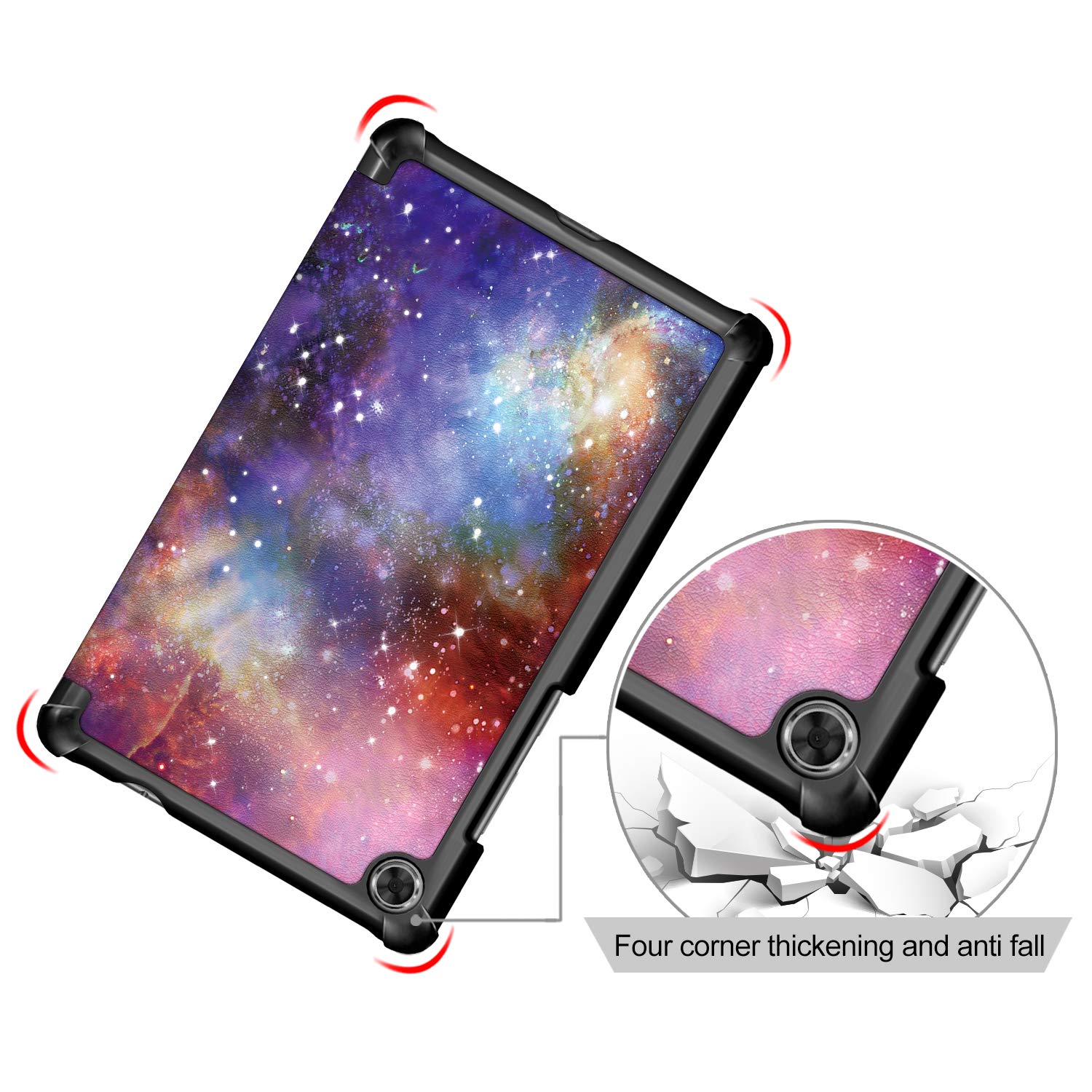 Custodia Lenovo Tab M8 Con Cover In Pelle Sottile E Magnetica, Design A Farfalla. Perfetta Per TB-8705F/N E TB-8505F/X (8 Pollici).