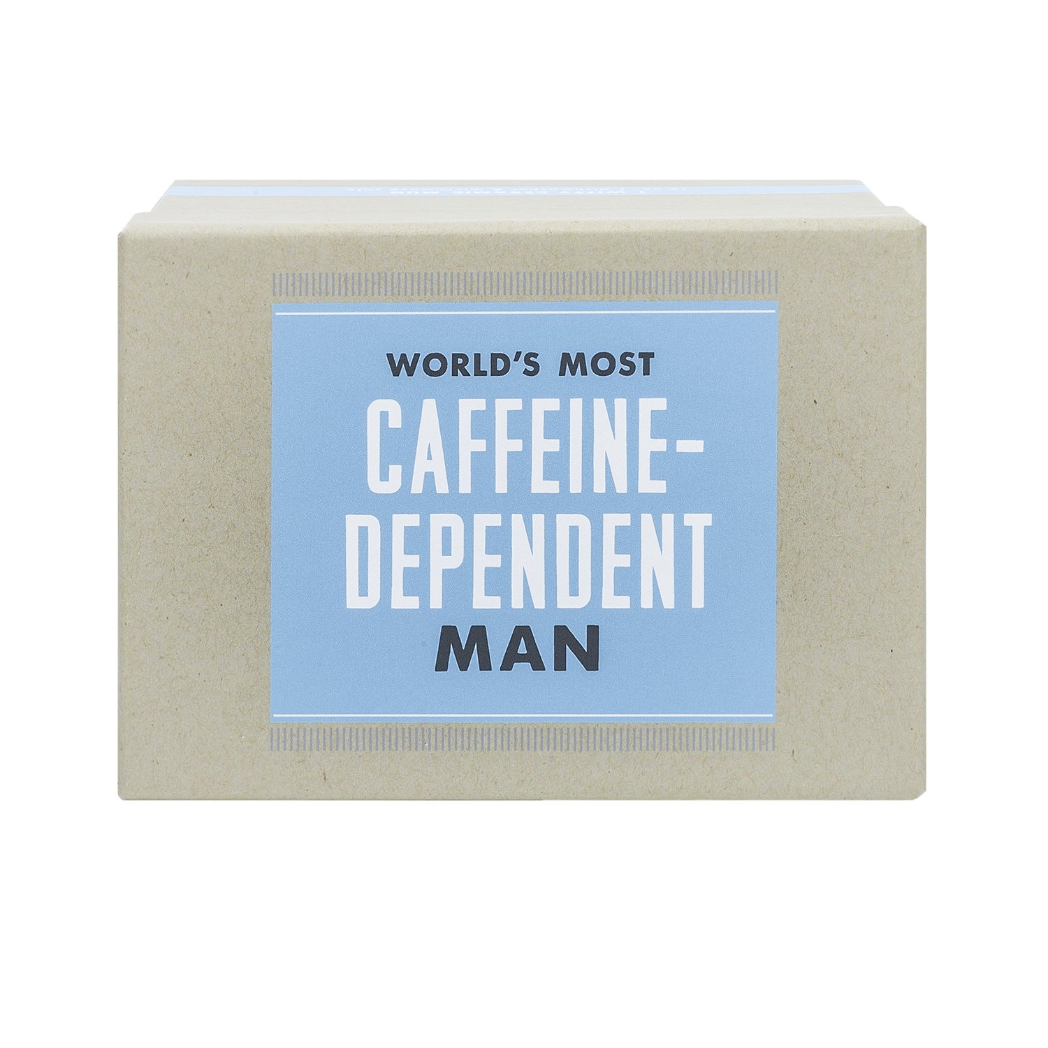 C.R. Gibson Coffee Mug - 12 Oz "World's Most Caffeine-Dependent Man" Humorous Gift Boxed Cup