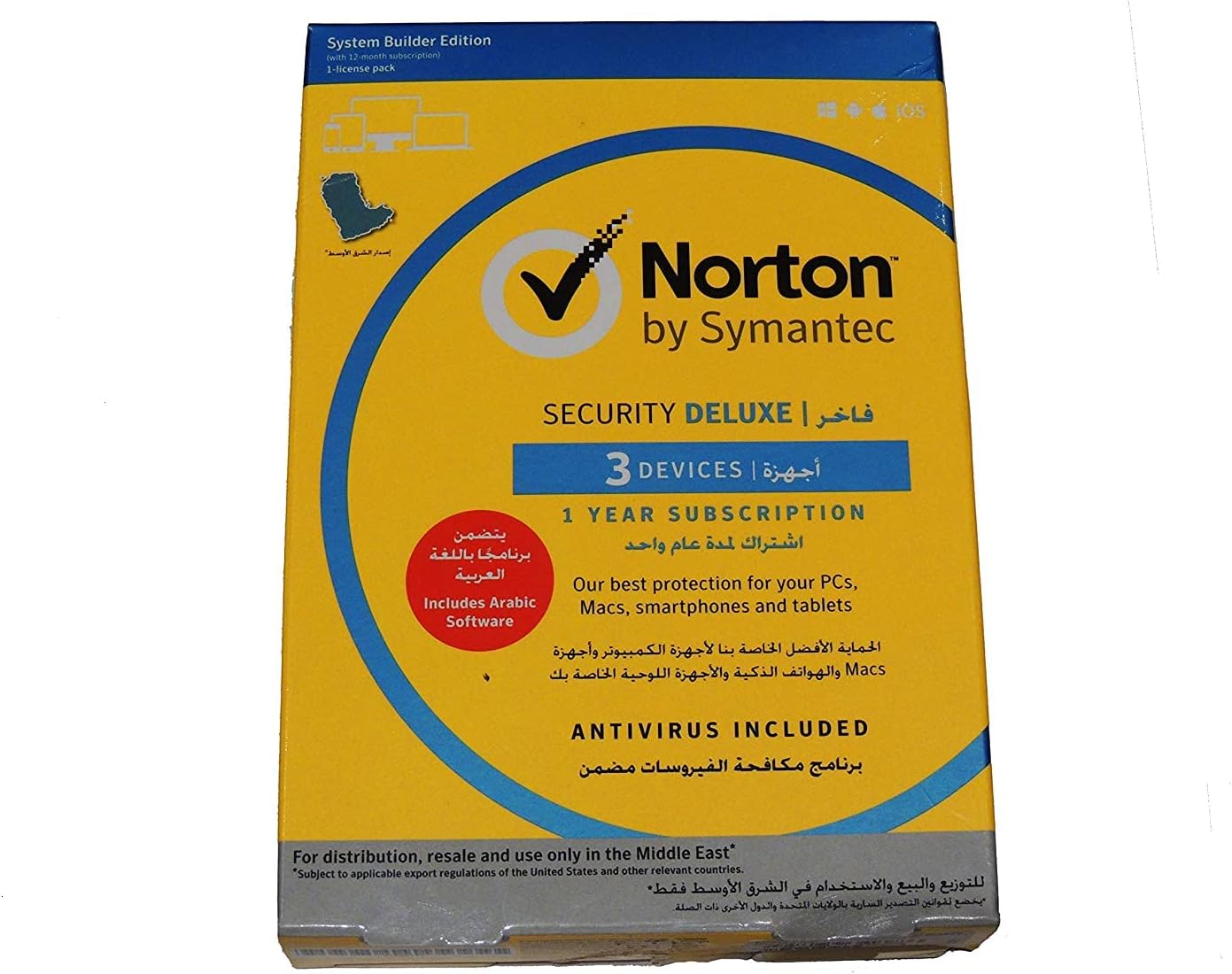 Norton by Symantec 3 Devices 1 Year Subscription