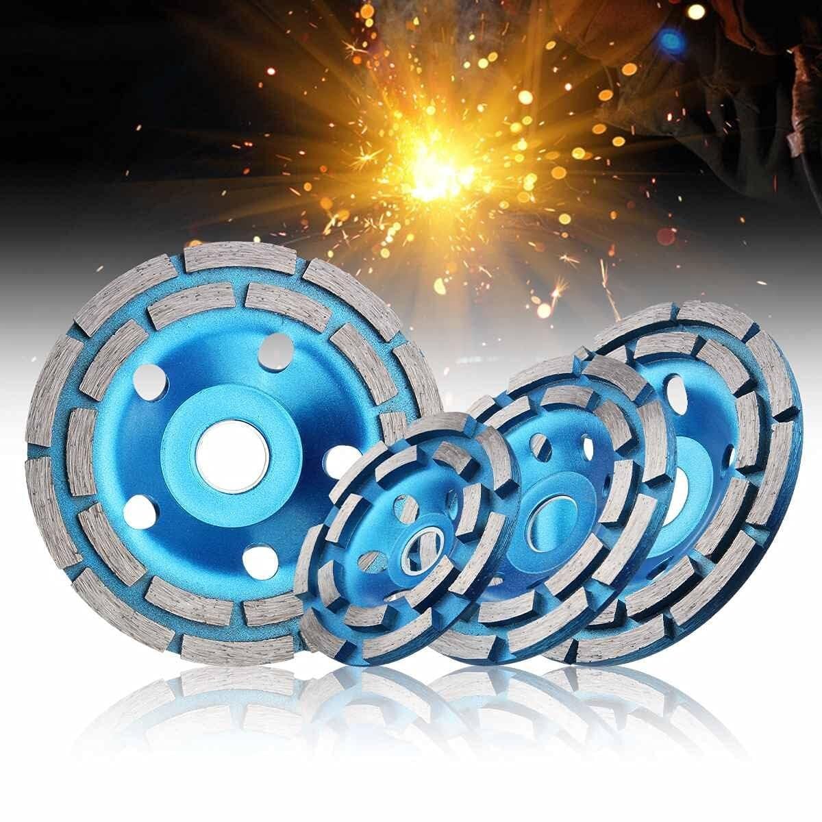 Spazzola Metallica Per Trapano 100/115/125/180 MILLIMETRI Disco diamantato Abrasivi Strumenti di Calcestruzzo Diamante Smerigliatrice Ruota Lavorazione Dei Metalli Ruote Tazza Sega(180mm)