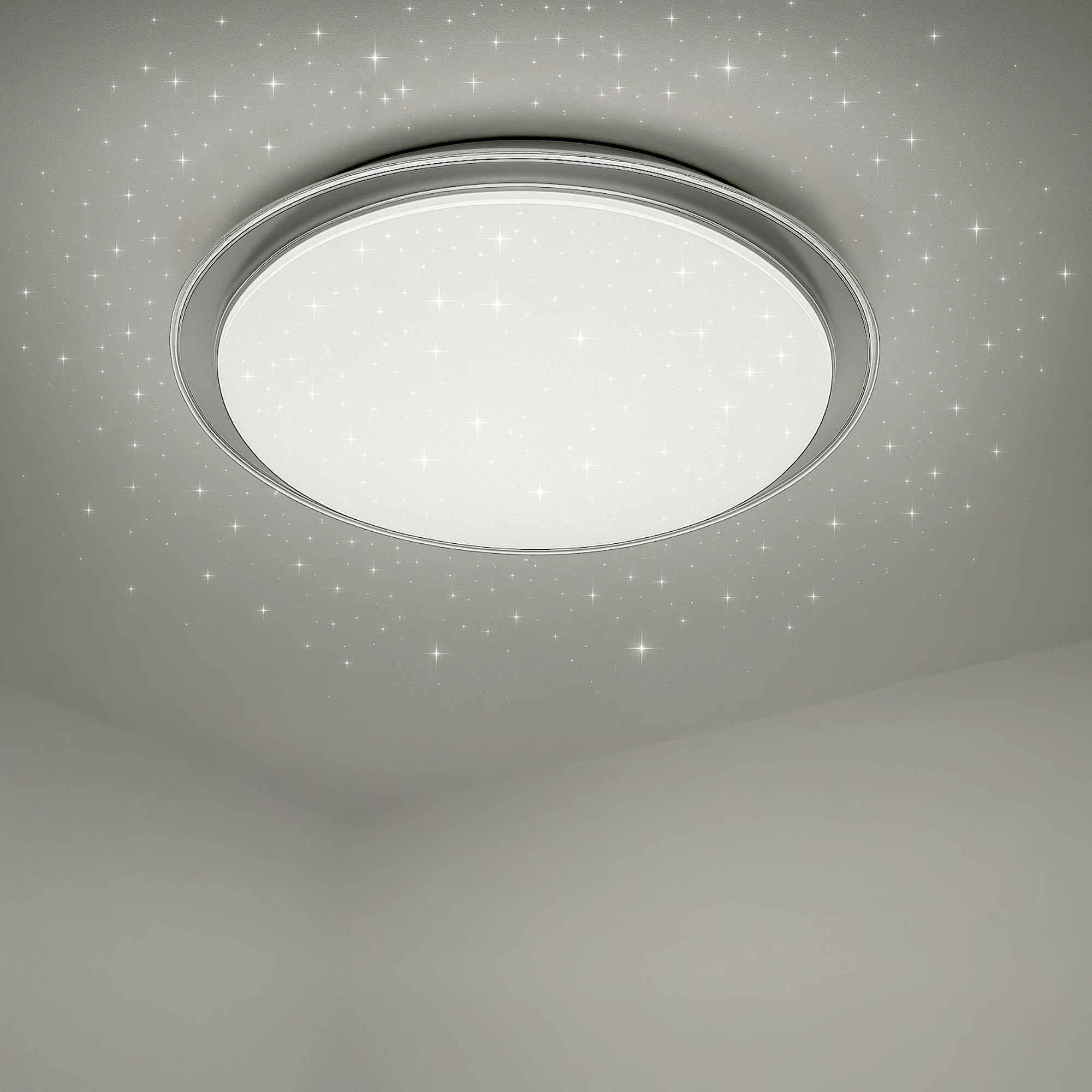 Maxkomfort LED Deckenleuchte GALA-L 72W mit Farbwechsel – moderne Deckenlampe Ø57,5 cm – schlichtes Design, 5400 Lumen, warmweiß bis kaltweiß, mit Lichtschalter steuerbar