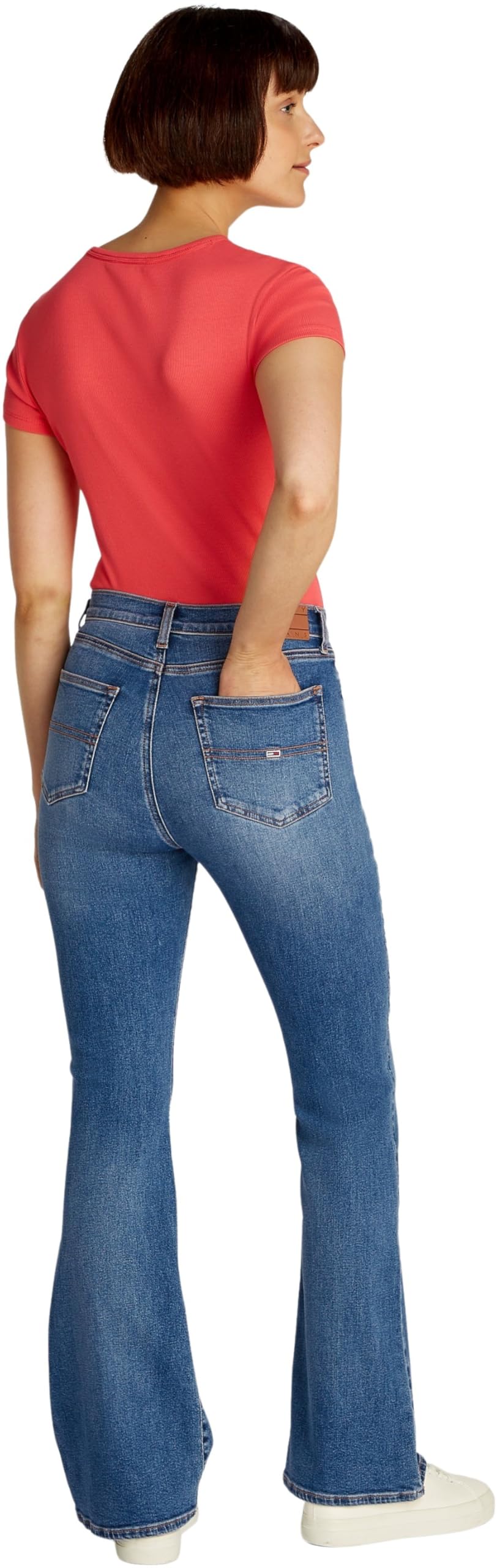 Tommy Jeans Vaqueros Mujer Sylvia Flared Bootcut Cintura Alta