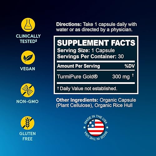 Miniatura 2 de BioEmblem Suplemento de aceite de krill antártico, curcumina de cúrcuma con TurmiPure clínicamente estudiado, apoyo para las articulaciones,