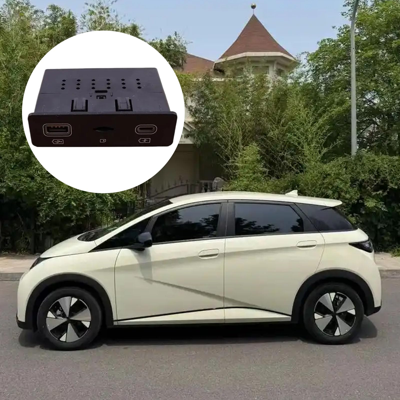 EKEA-7922010WB ładowarki samochodowe USB o wysokiej wydajności ładowanie łatwe do przenoszenia odpowiednie do modeli Seal 2022 do 2025 High Speed USB Outlet