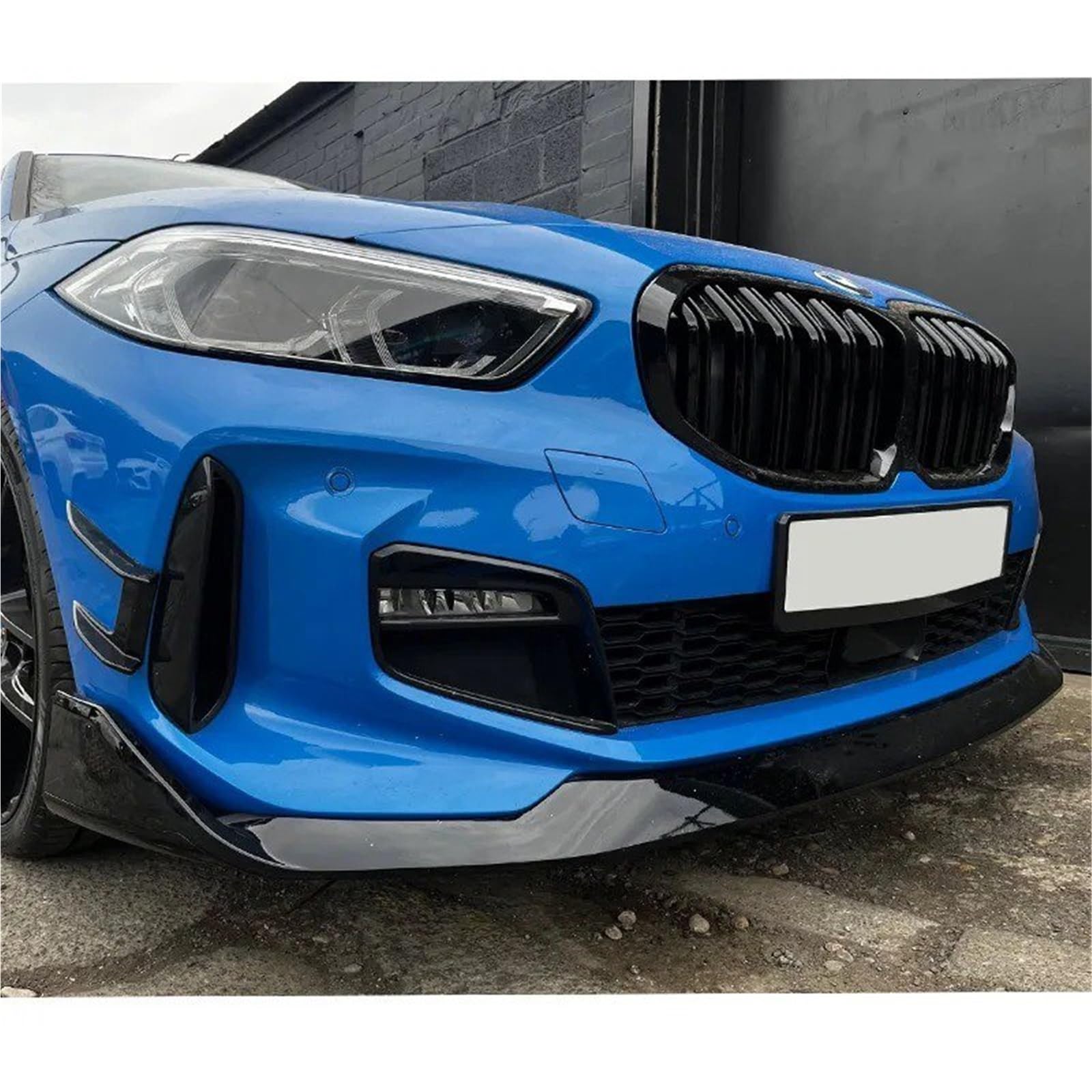 para BMW Serie 1 F40 M135i 128ti 118i 120i Sport 2019-2024 Parachoques Delantero Alerón Divisor Difusor Bodykit Tuning Labio Delantero Coche