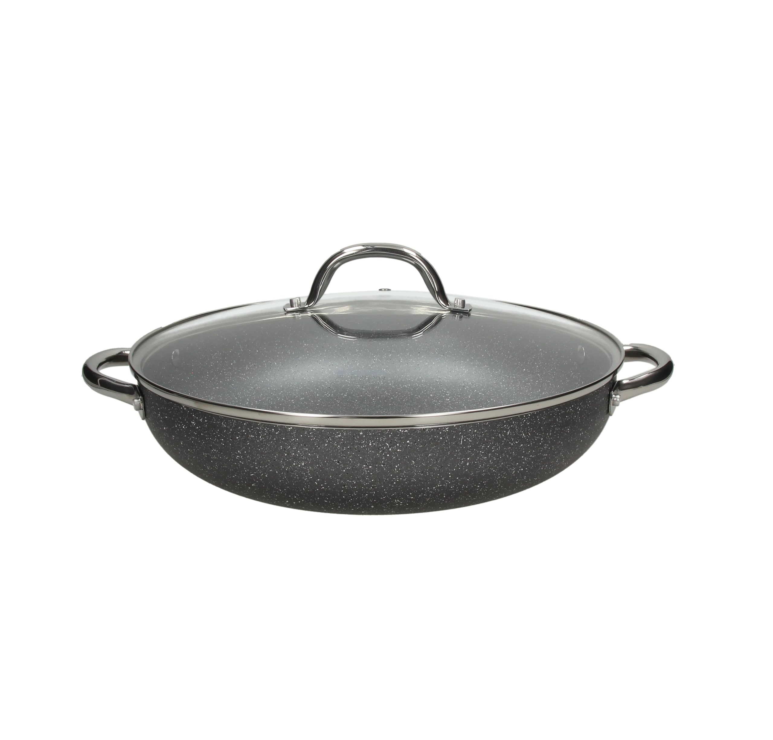 Tognana Big Family, Tegame con coperchio 32 cm, alluminio, grigio
