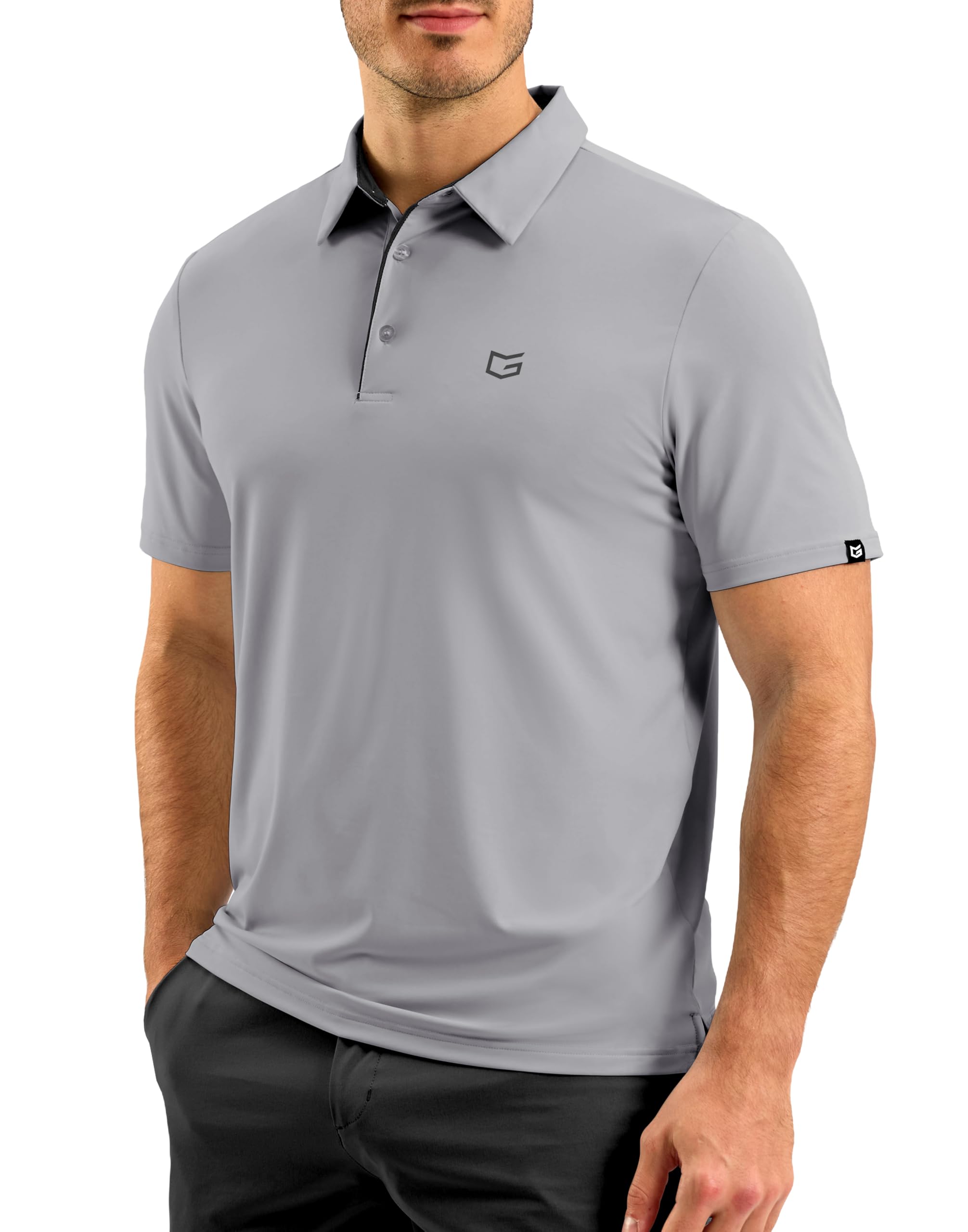 G Gradual Mens Golf Shirt Dry Fit Short Sleeve Polos Moisture Wicking Performance Polo Shirts for Men Athletic Tennis Casual — view 24