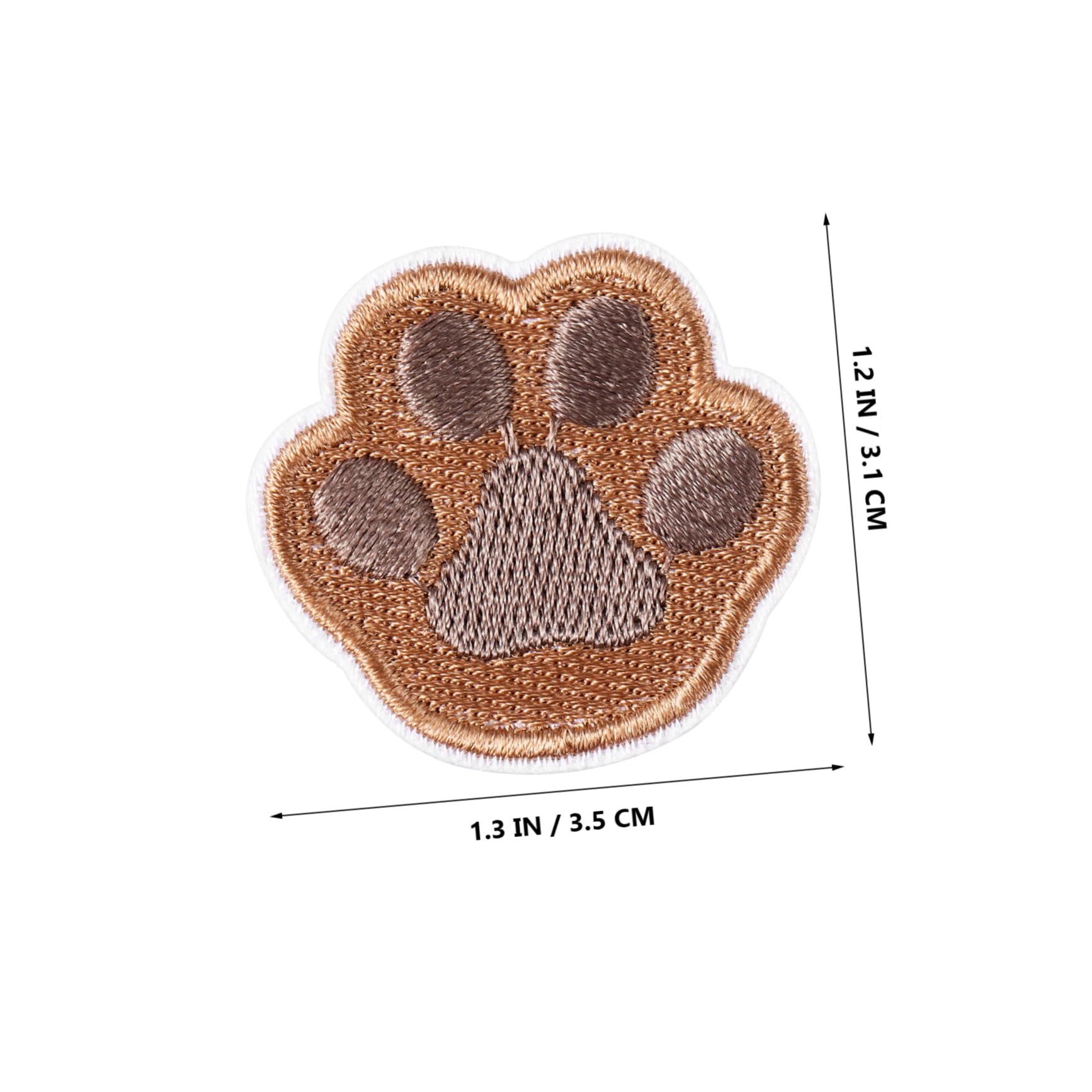 TEHAUX 98pièces Patch Autocollant Broderie Motif Patte De Chien Pour Vêtements Sacs Chapeaux Pour Diy Et Rénovation De Jeans