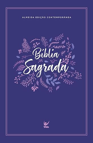 Bíblia AEC - Letra Grande - Capa Roxa