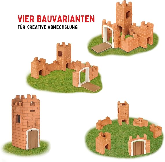 Teifoc 3500 - Small Castle - Build with real Bricks & Cement